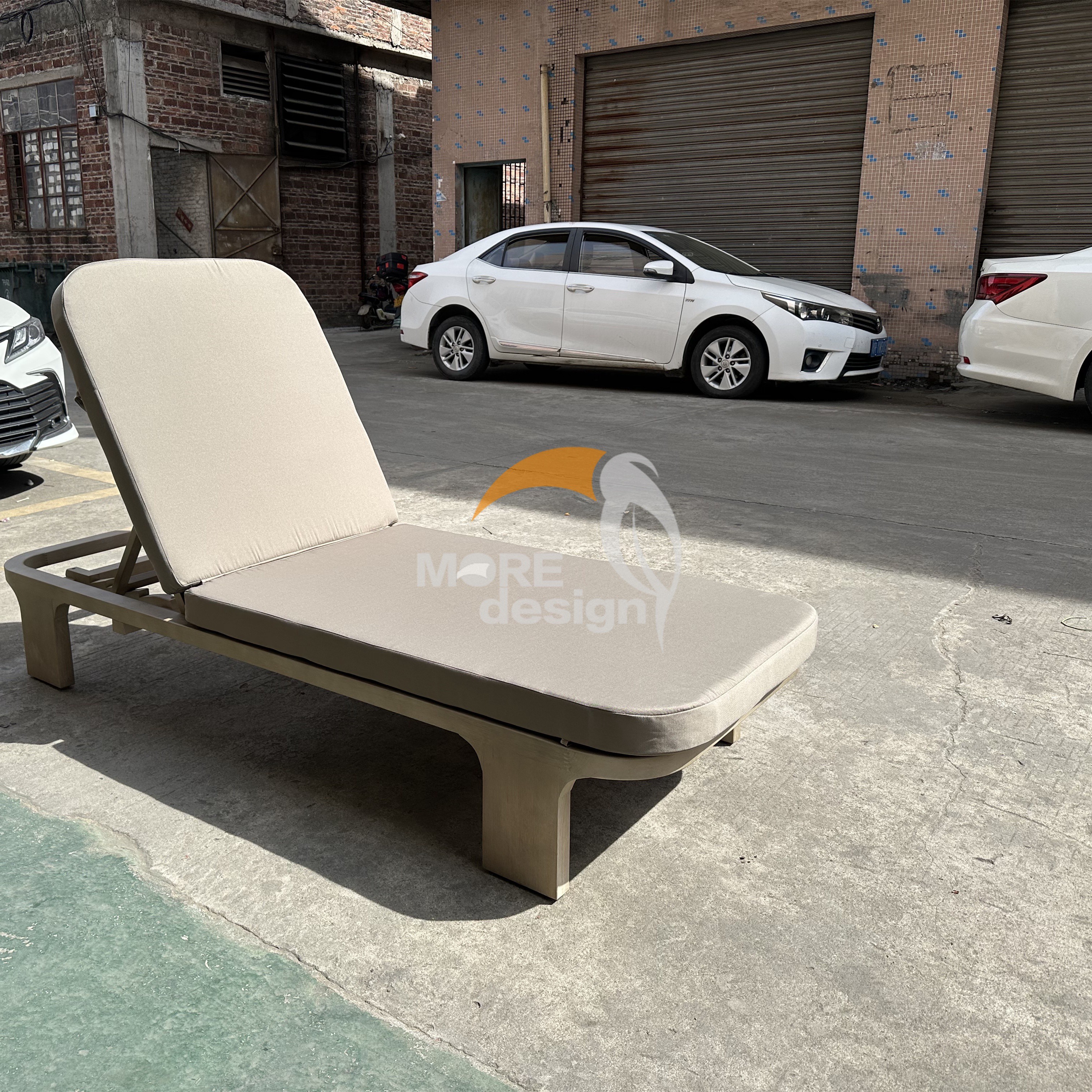 Wood sun lounger-MD-BS0002