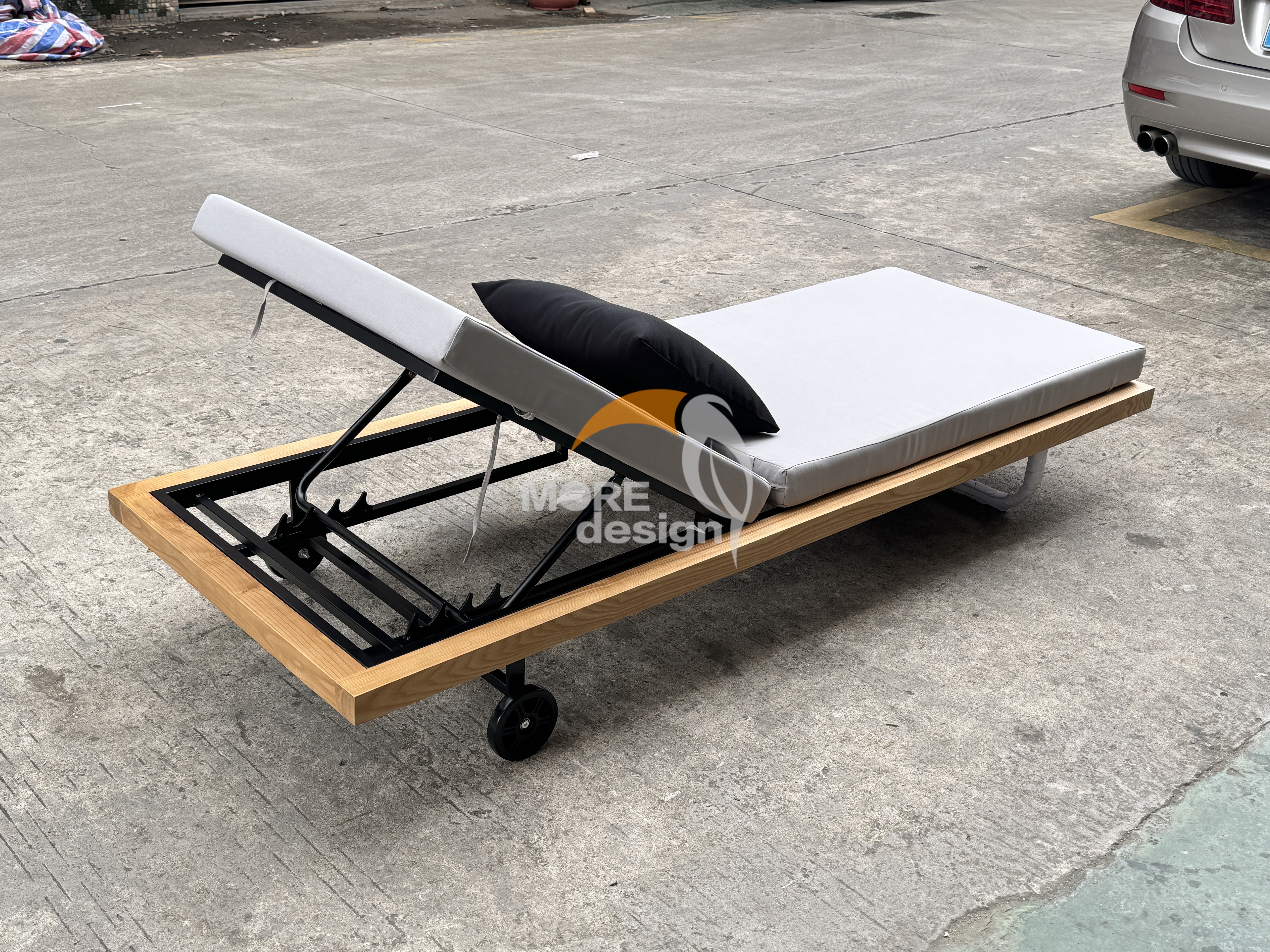 Wood sun lounger-MD-BS0004