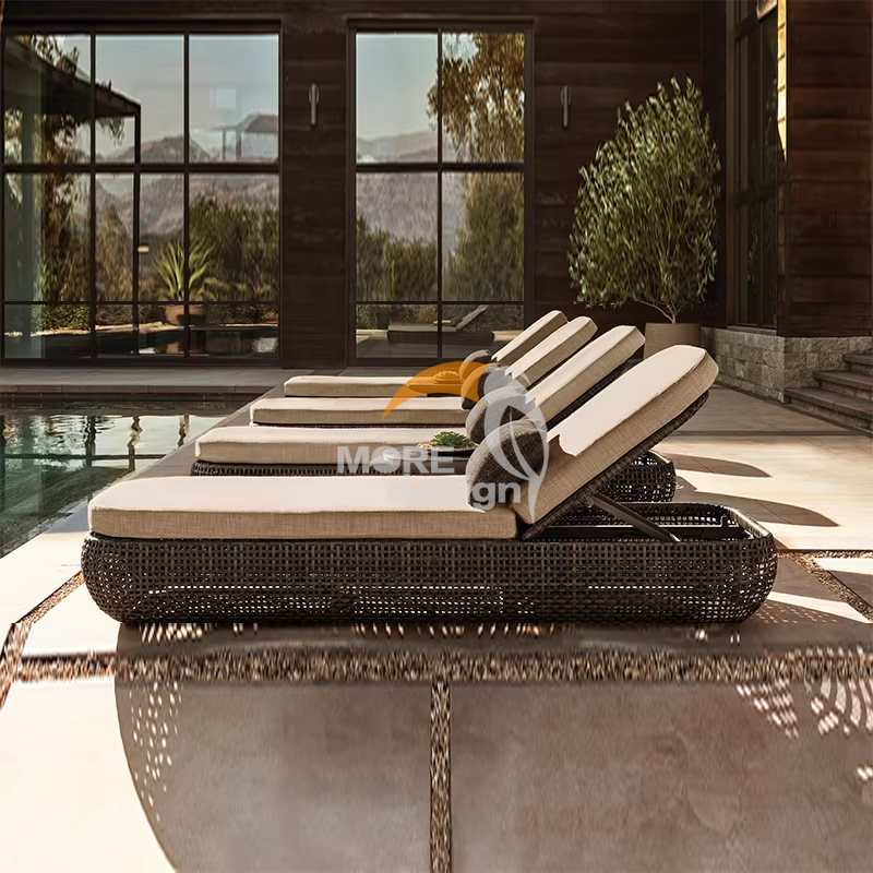 Wood sun lounger-MD-BS0005