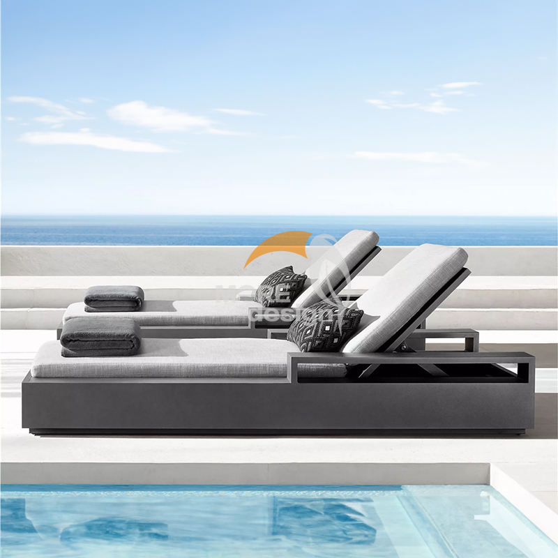 Wood sun lounger-MD-BS0005