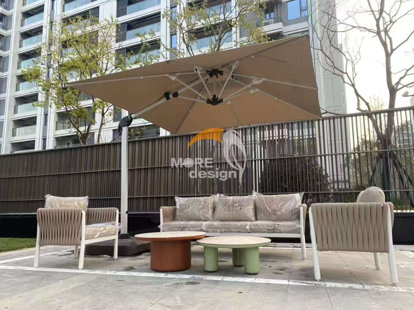 Stainless Steel beach umbrella-MD-BU0002