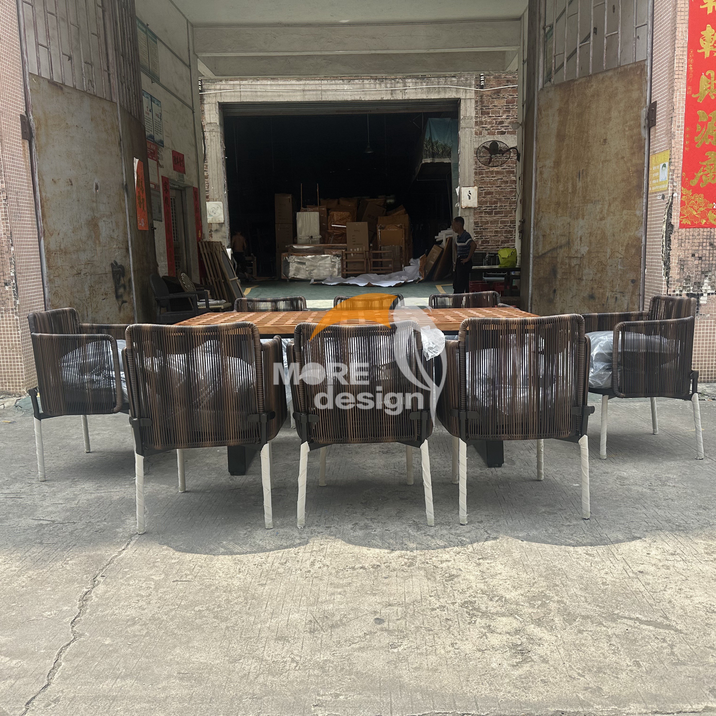 Rope restaurant chair-MD-RD0033