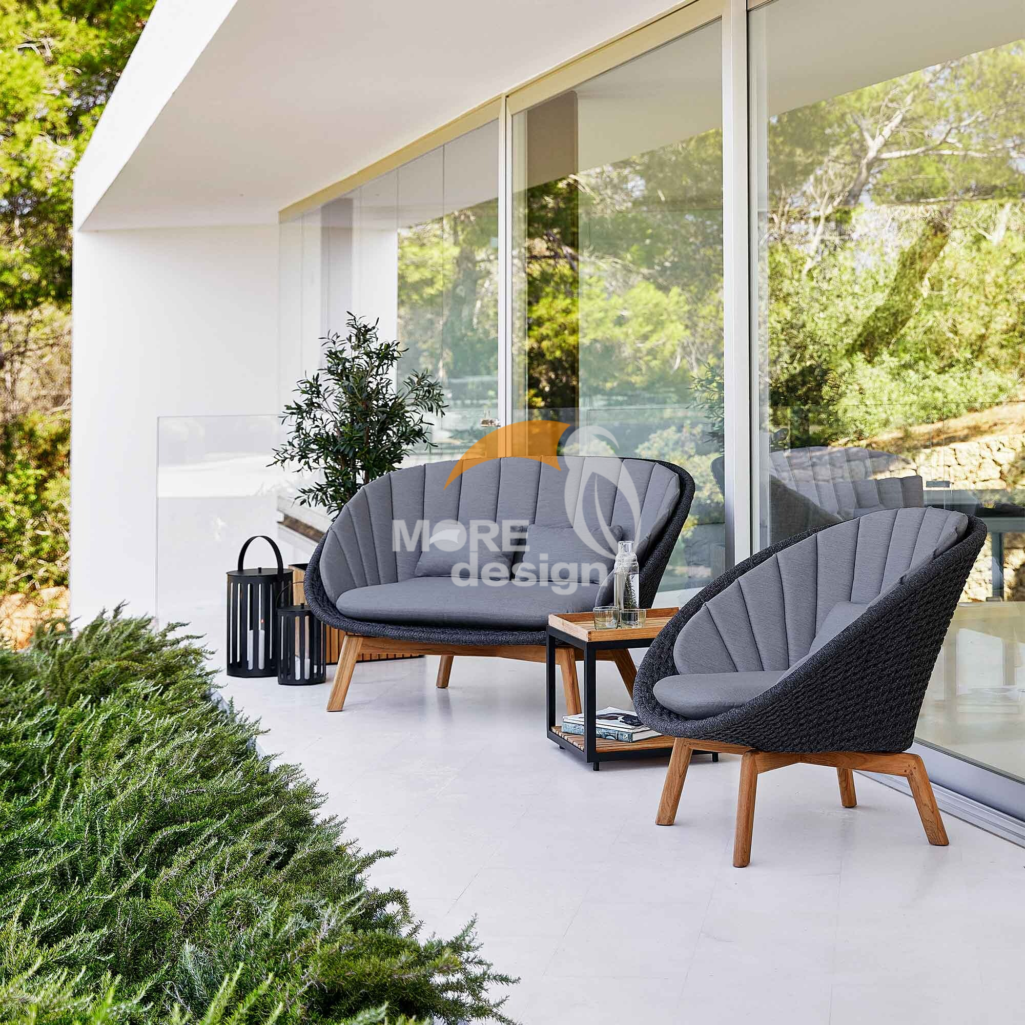 Rope outdoor series sofa-MD-0071