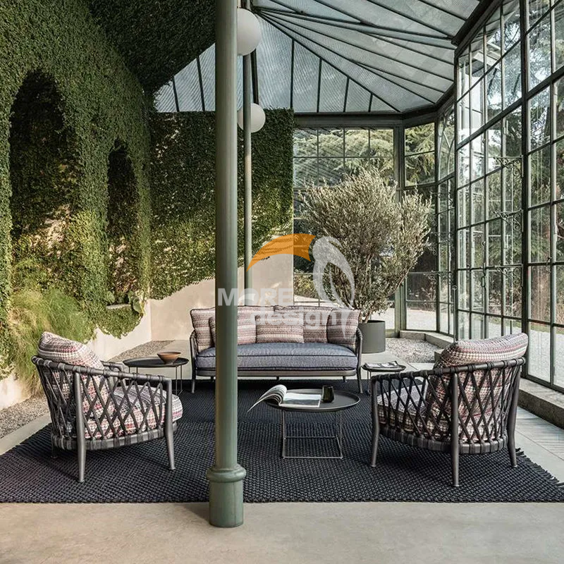 Rope outdoor series sofa-MD-0080