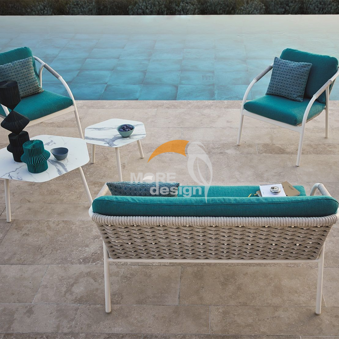Rope outdoor series sofa-MD-0083