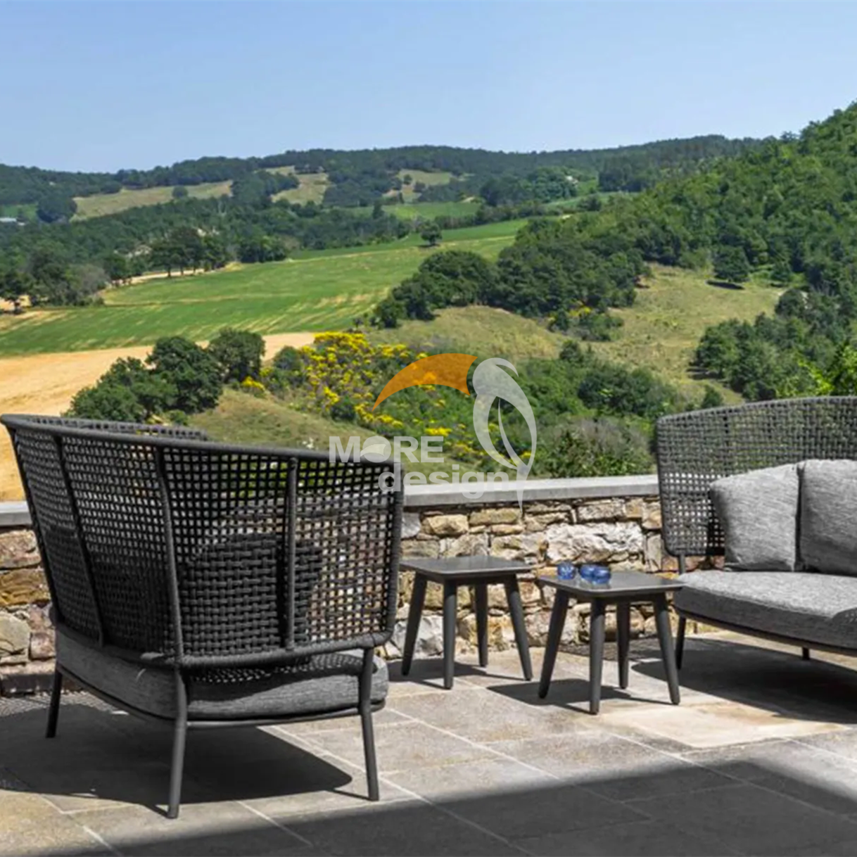 Rope outdoor series sofa-MD-0086