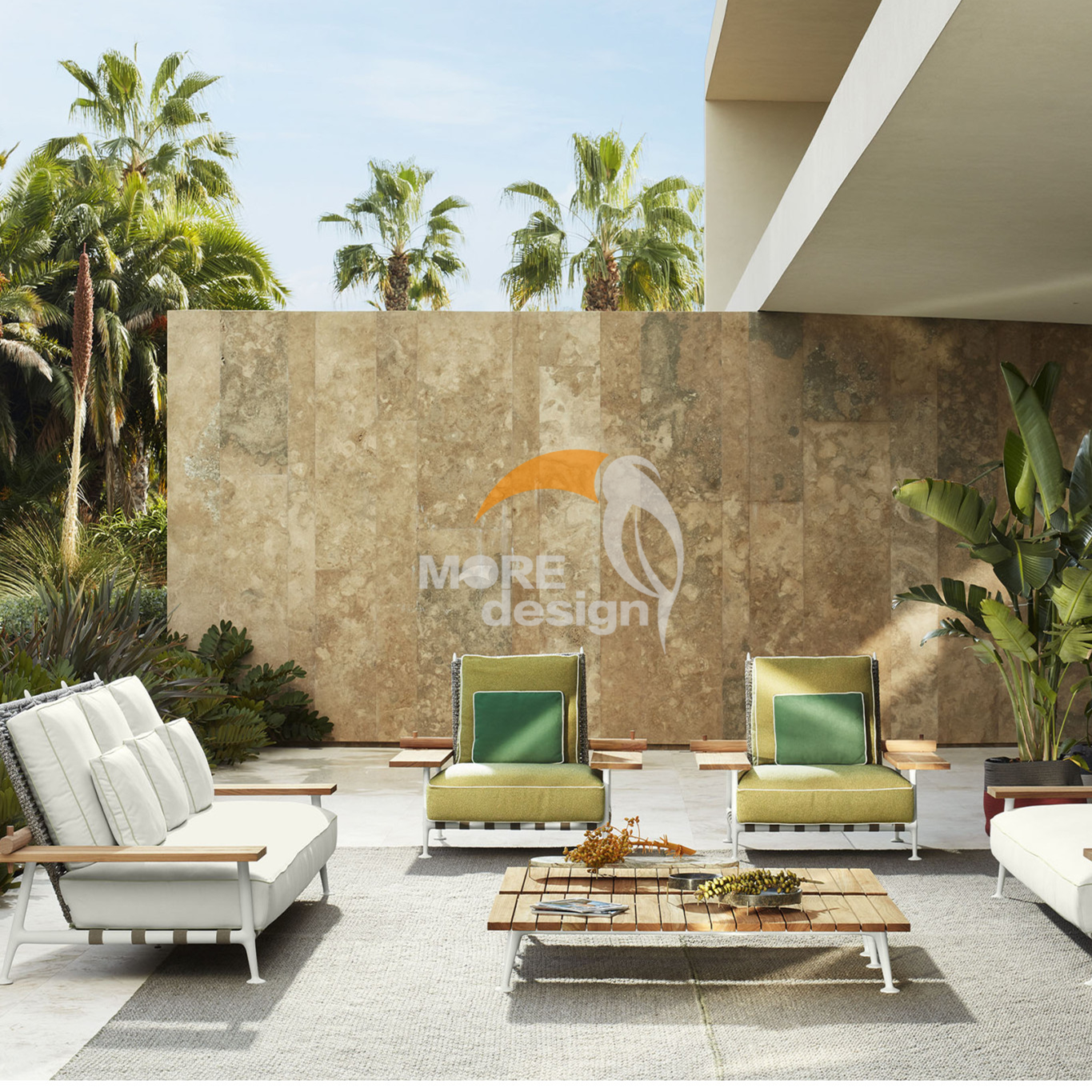 Rope outdoor series sofa-MD-0085