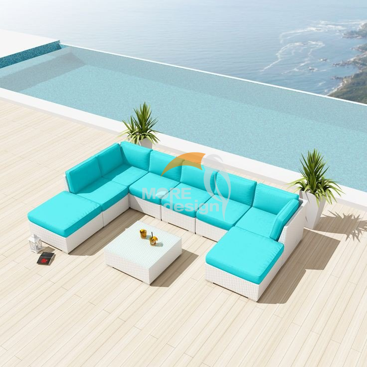 Rattan outdoor series sofa-MD-0025