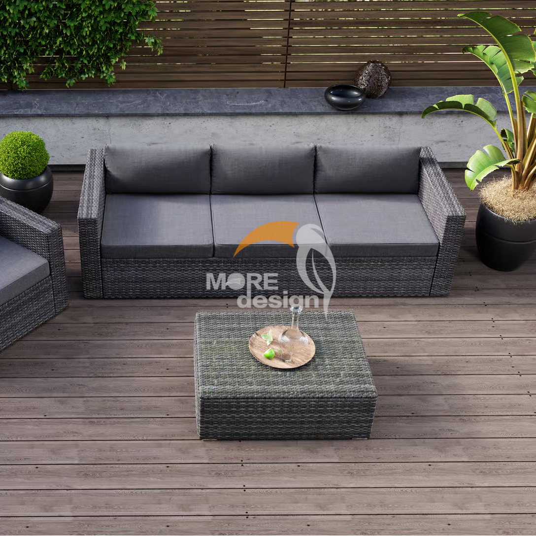 Rattan outdoor series sofa-MD-0016