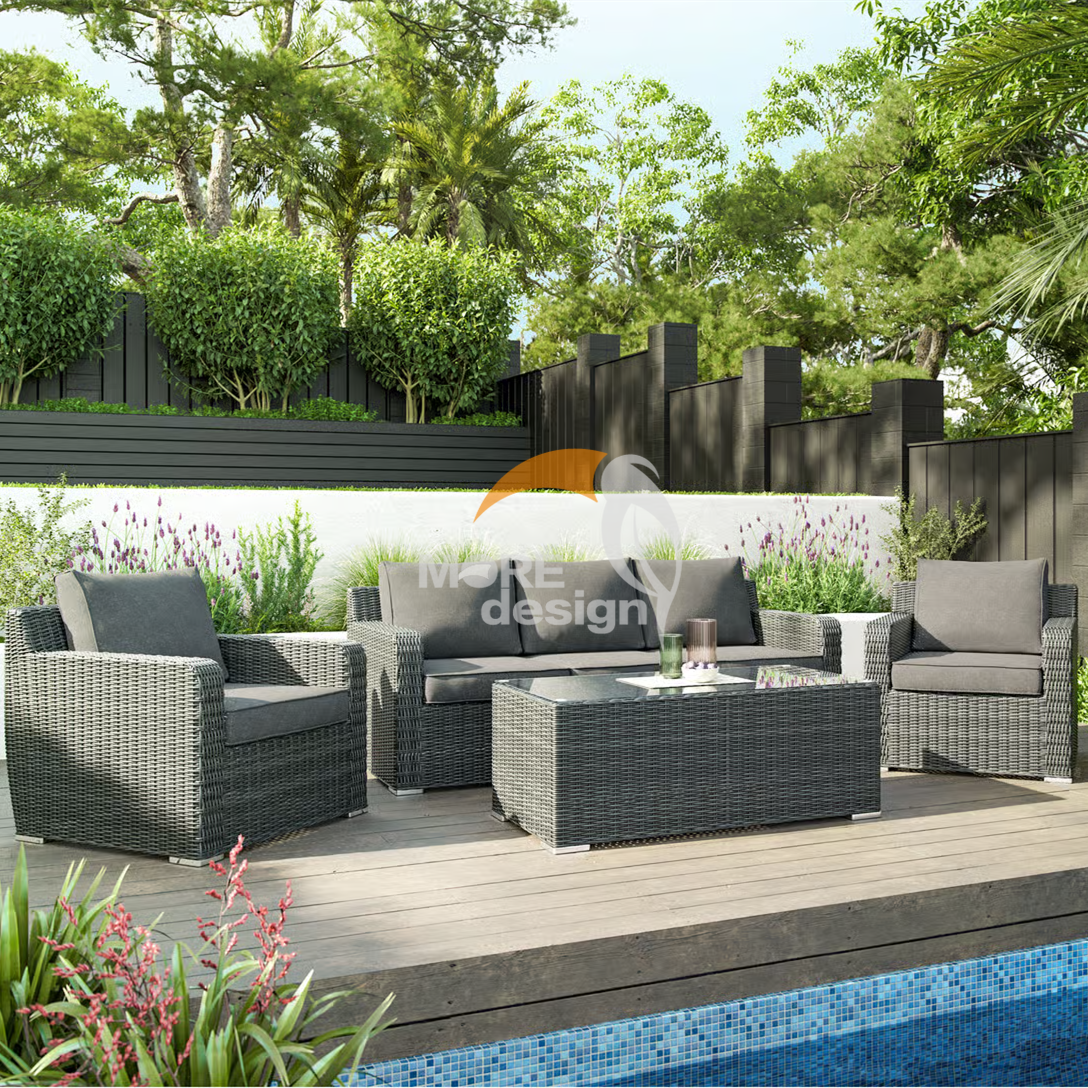 Rattan outdoor series sofa-MD-0007