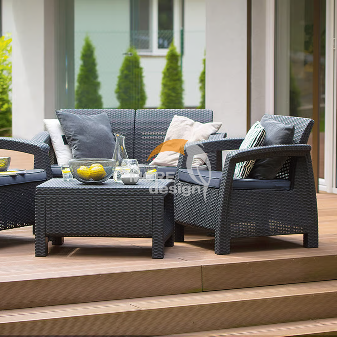 Rattan outdoor series sofa-MD-0008