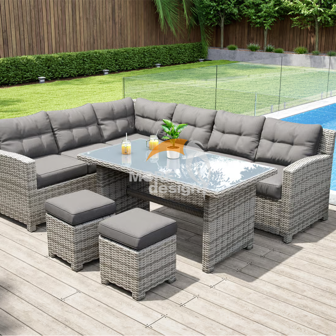 Rattan outdoor series sofa-MD-0009