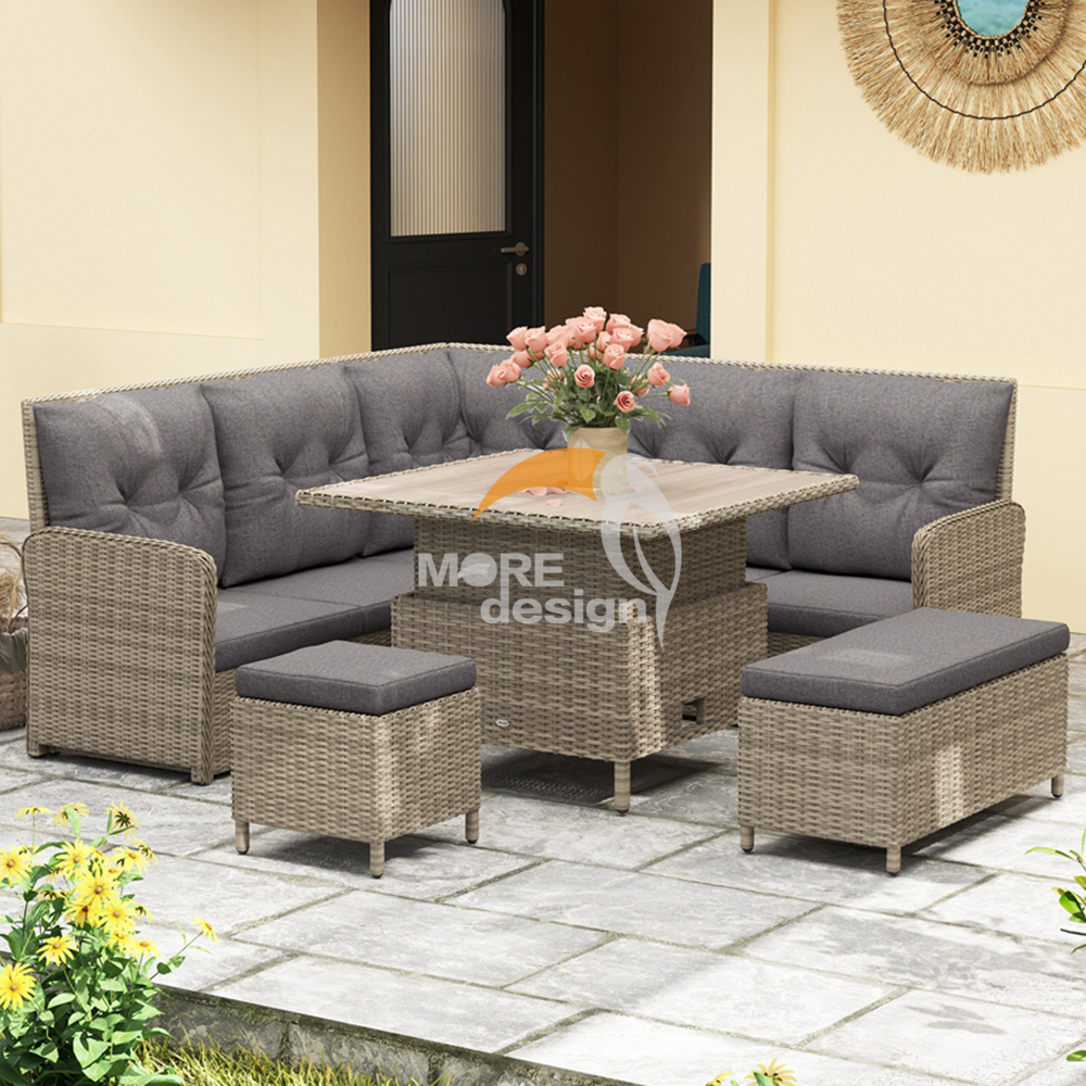 Rattan outdoor series sofa-MD-0023