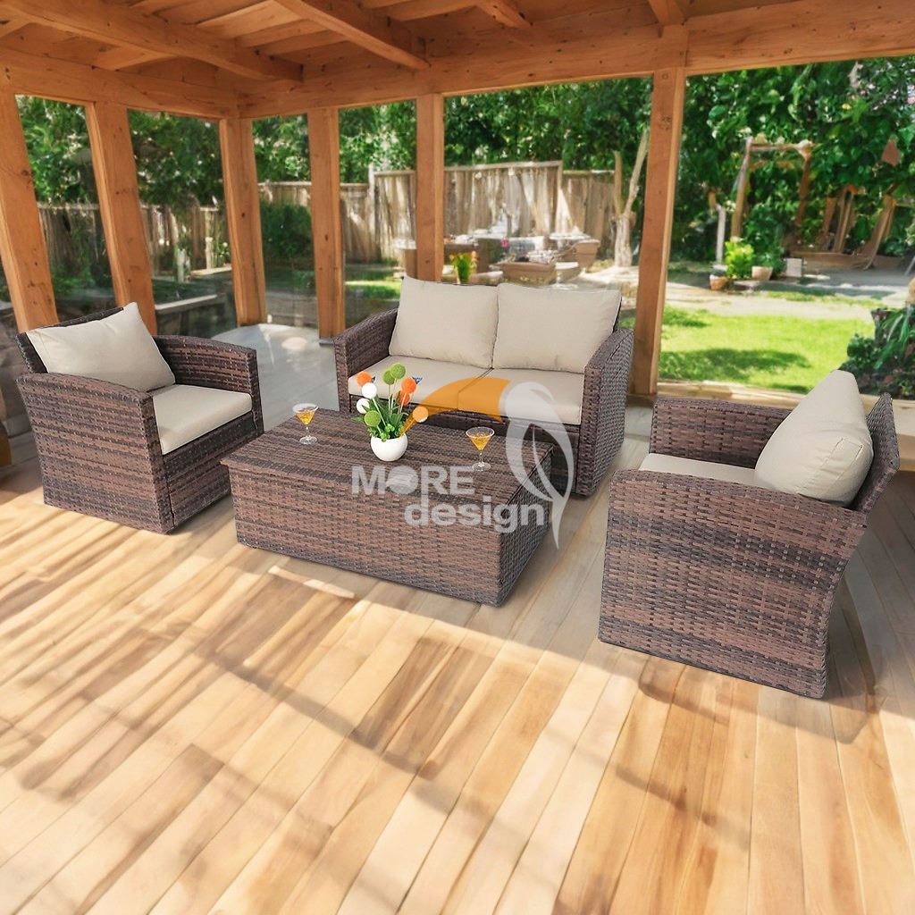 Rattan outdoor series sofa-MD-0035