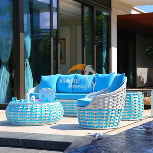 Rattan outdoor series sofa-MD-0036