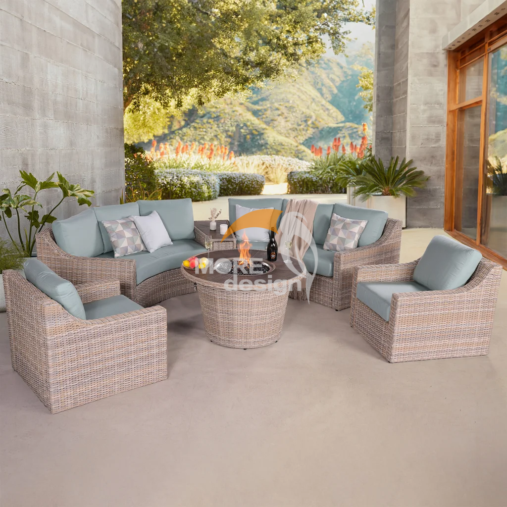 Rattan outdoor series sofa-MD-0040