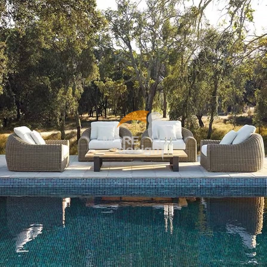 Rattan outdoor series sofa-MD-0046