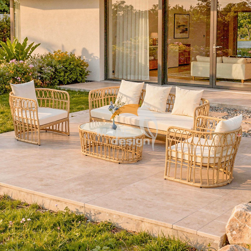 Rattan outdoor series sofa-MD-0051