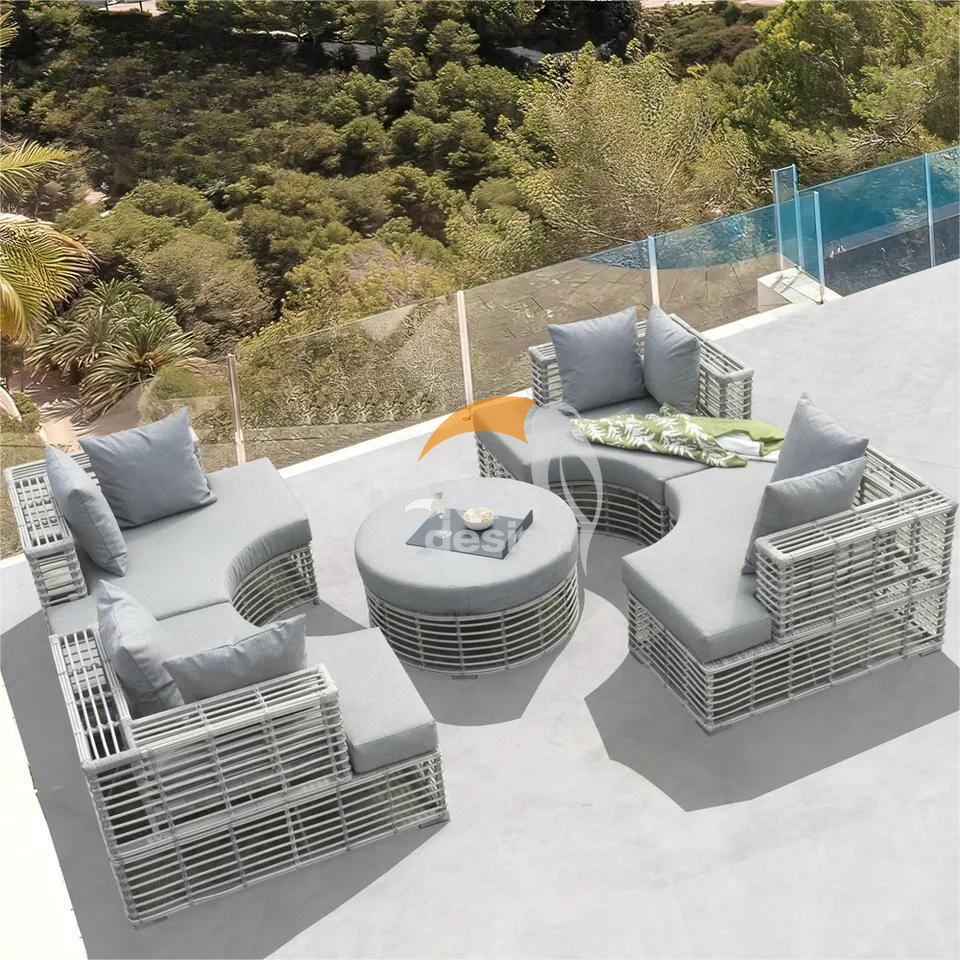 Rattan outdoor series sofa-MD-0055