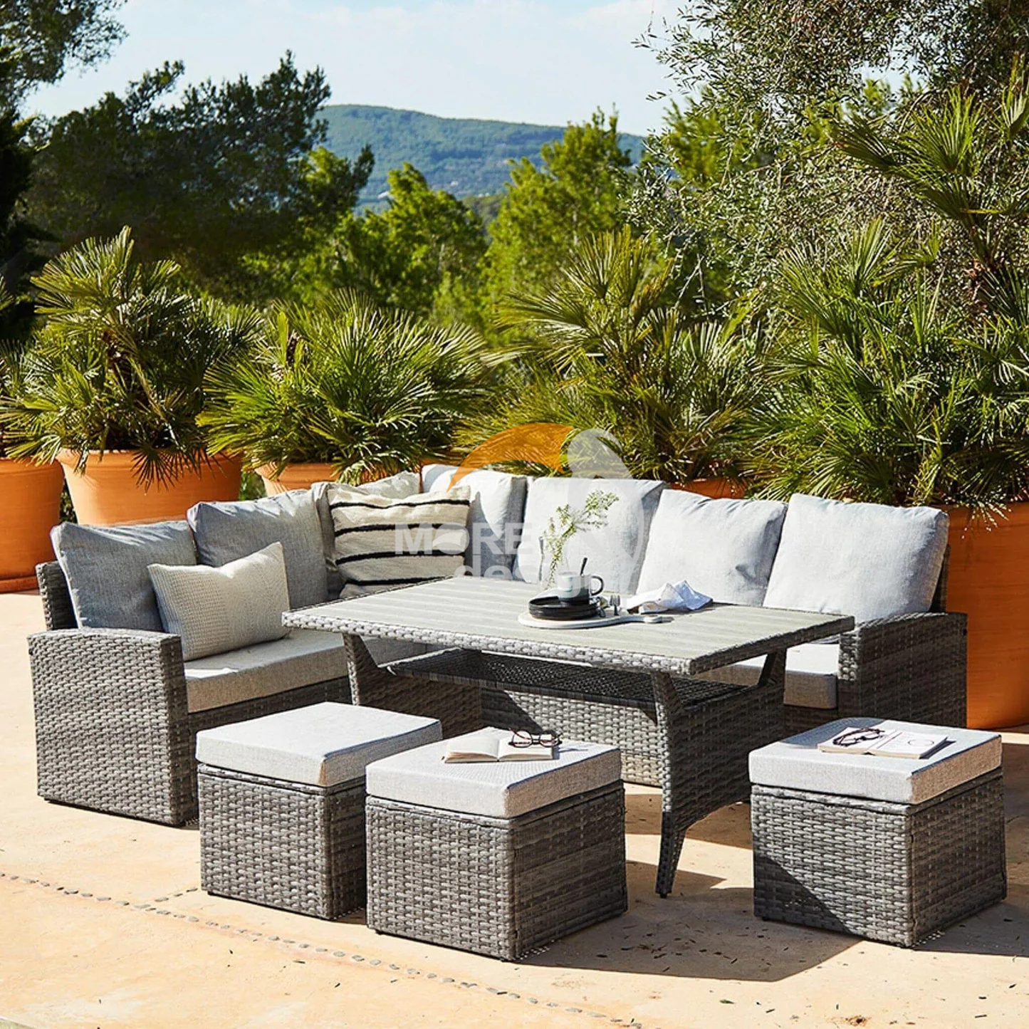 Rattan outdoor series sofa-MD-0057