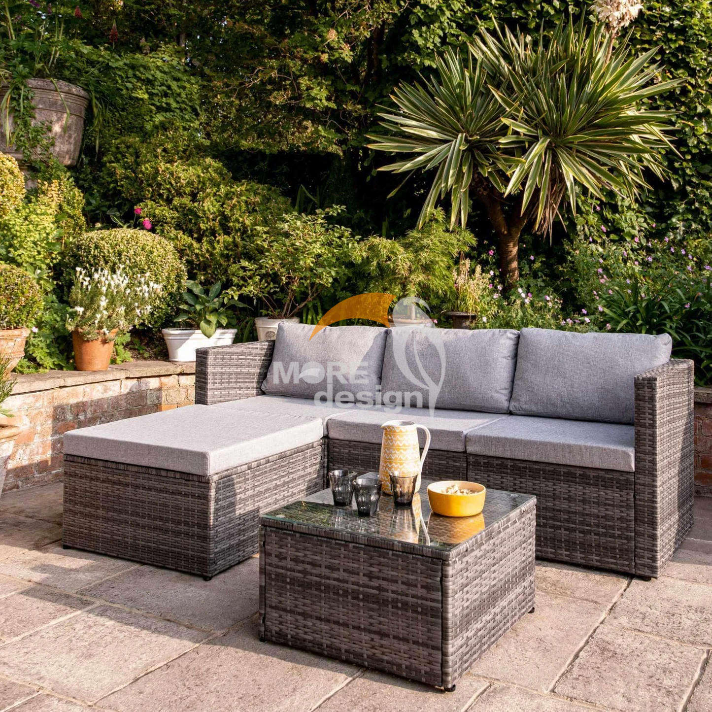Rattan outdoor series sofa-MD-0070