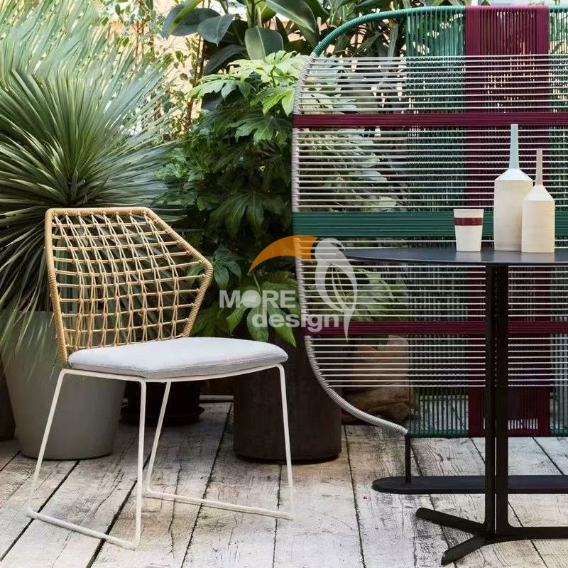 Braided Rope restaurant chair-MD-RD0050