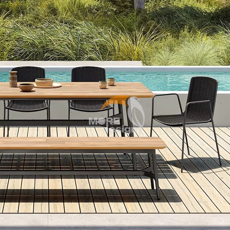 Patio furniture waterproof Rattan restaurant chair-MD-RD0083