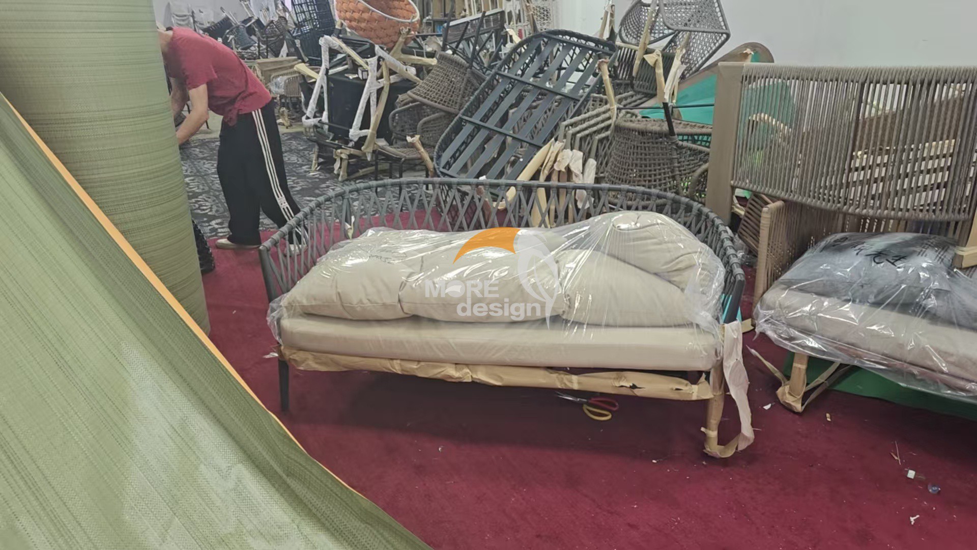 Rope outdoor series sofa-MD-0017