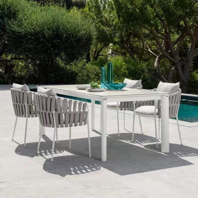 Patio furniture waterproof Braided Rope restaurant chair-MD-RD00107