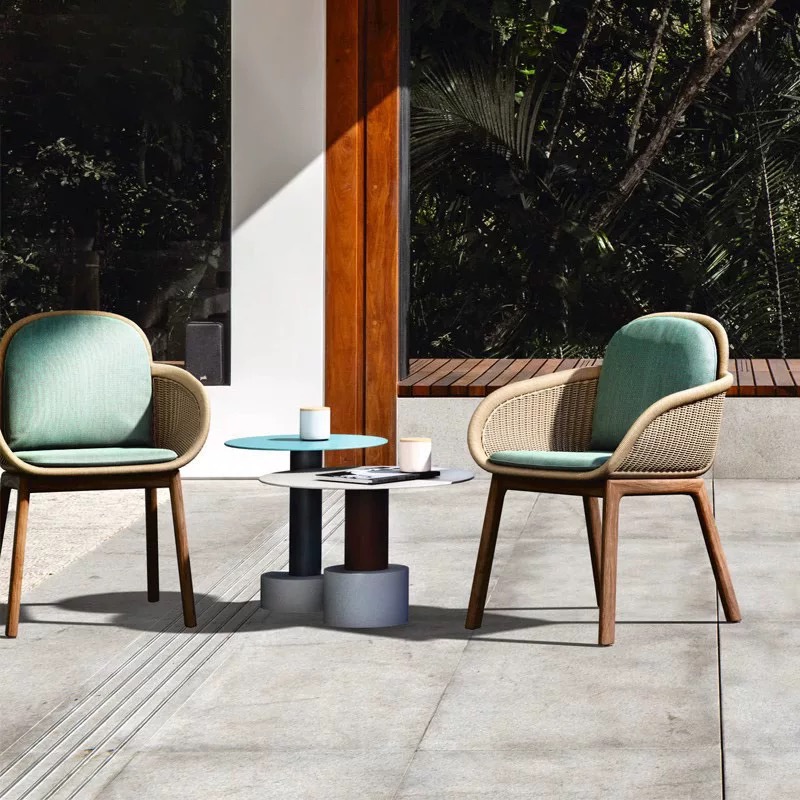 Patio furniture waterproof Rattan restaurant chair-MD-RD00108