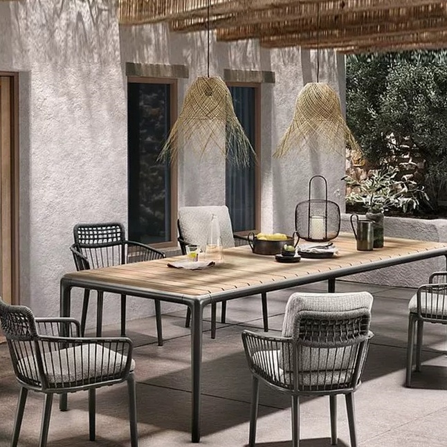 Patio furniture waterproof Braided Rope restaurant chair-MD-RD00110