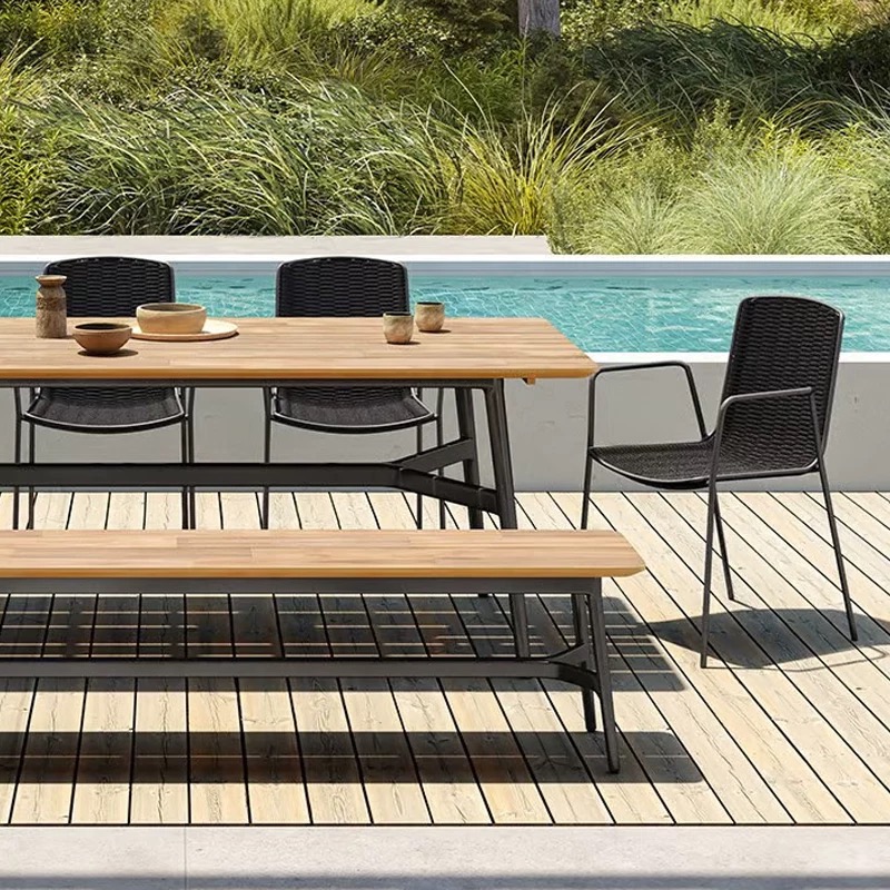 Patio furniture waterproof Rattan restaurant chair-MD-RD00111