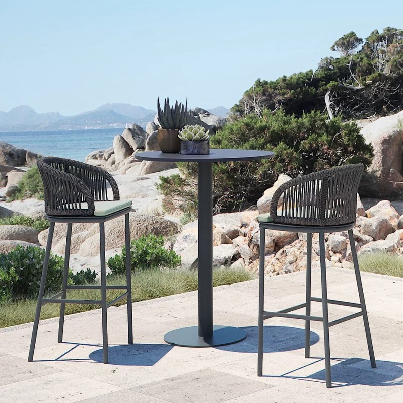 Patio waterproof Rope restaurant bar booth-MD-RB00029