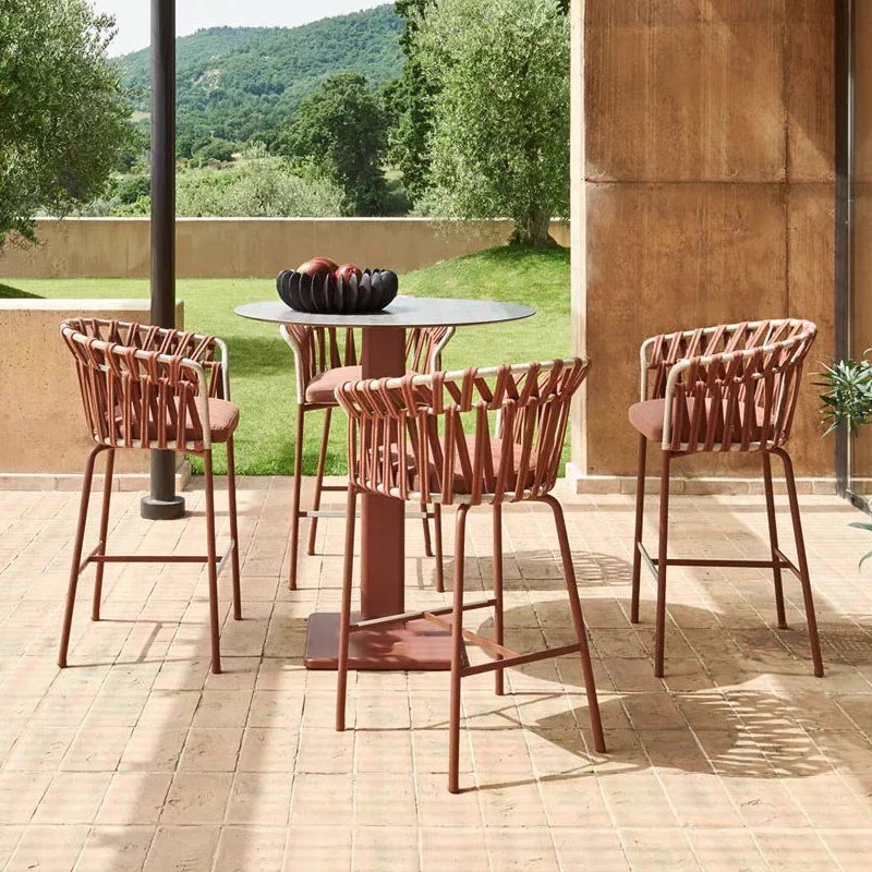 Patio waterproof Rope restaurant bar booth-MD-RB00030
