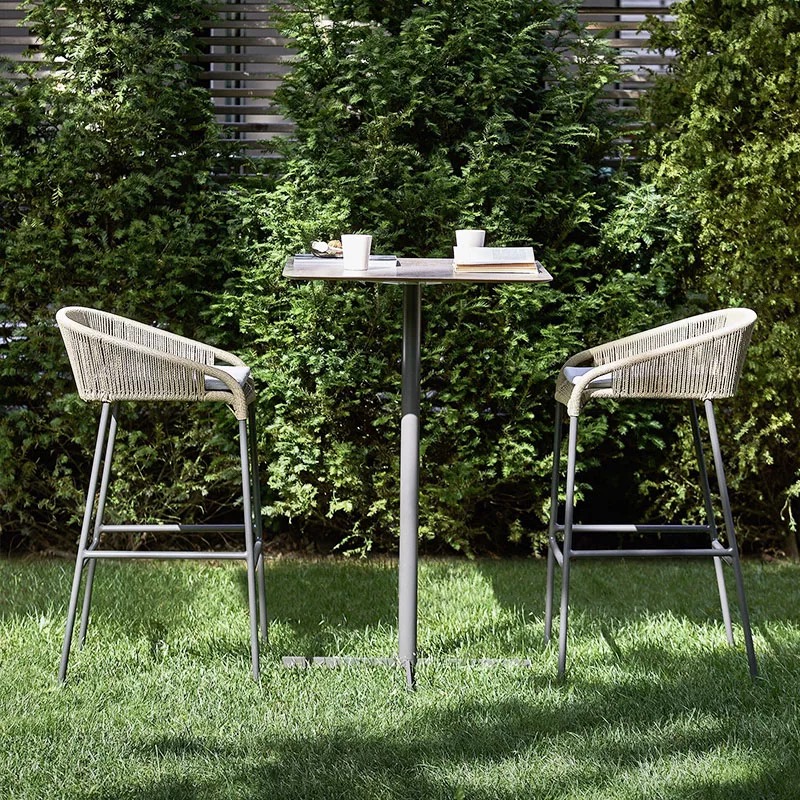 Patio waterproof Rope restaurant bar booth-MD-RB00032