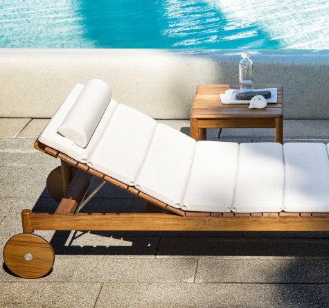 Wood sun lounger-MD-BS00066