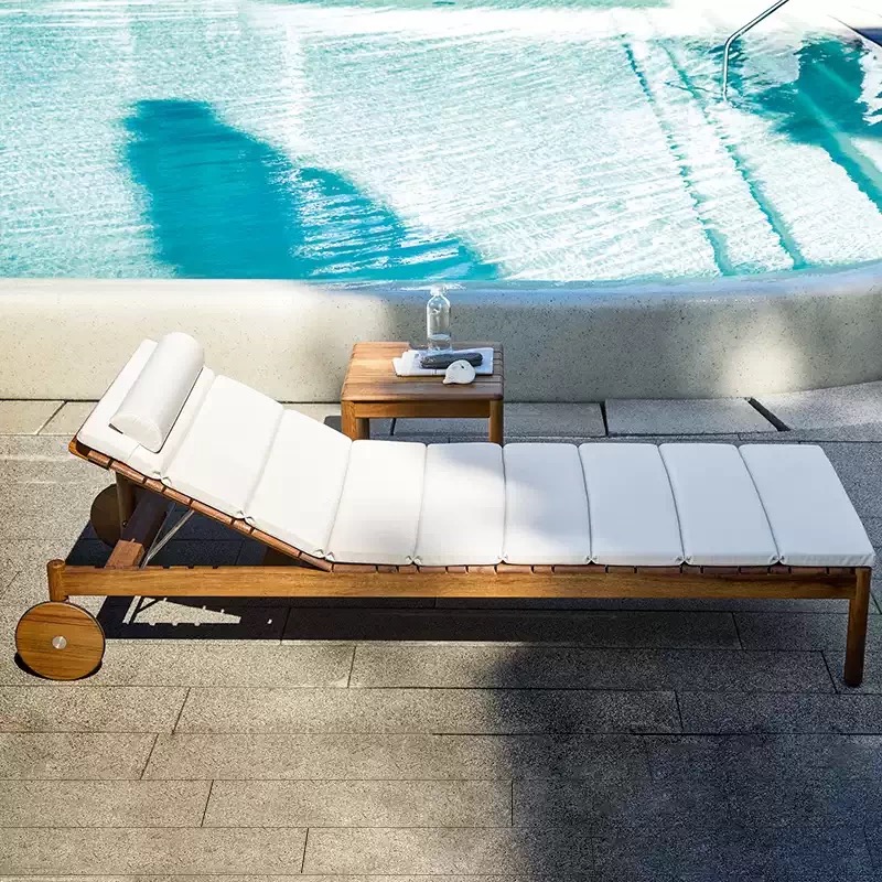 Wood sun lounger-MD-BS00066