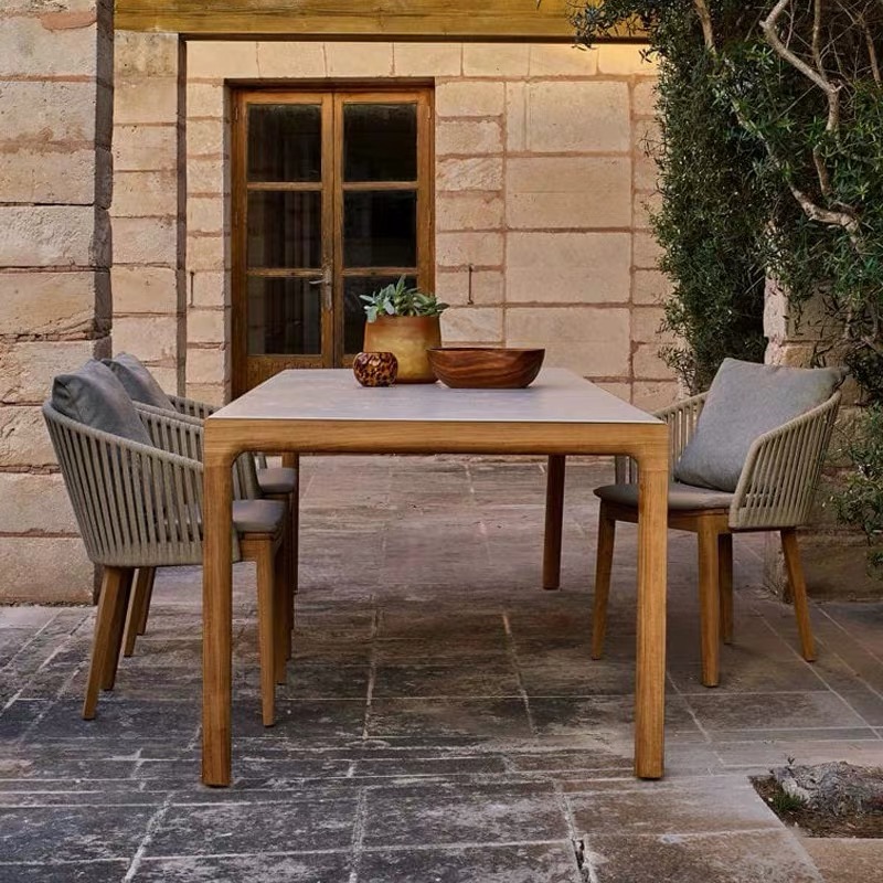 Patio furniture waterproof Rattan restaurant chair-MD-RD00114