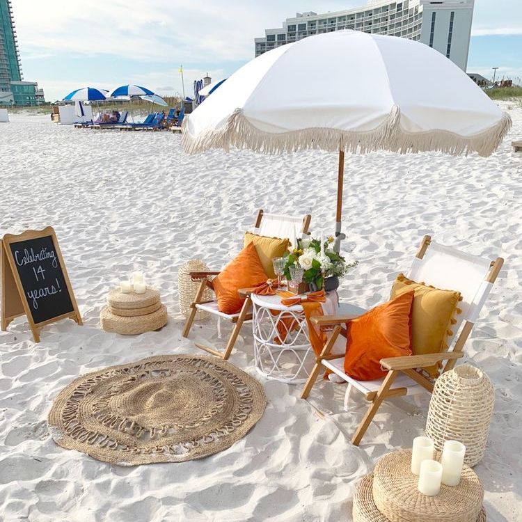 Stainless Steel beach umbrella-MD-BU0026