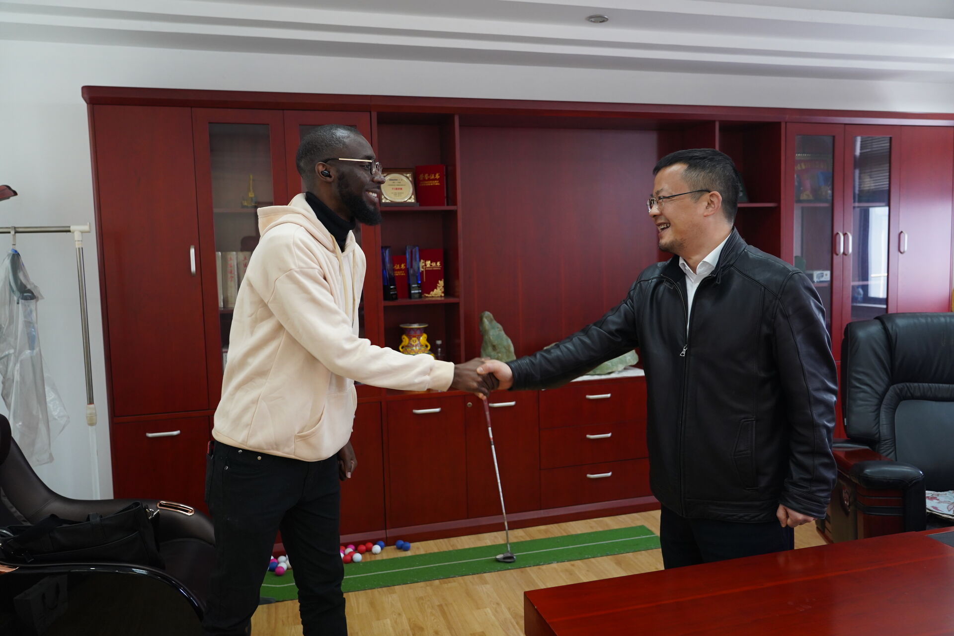 Welcomed African Client