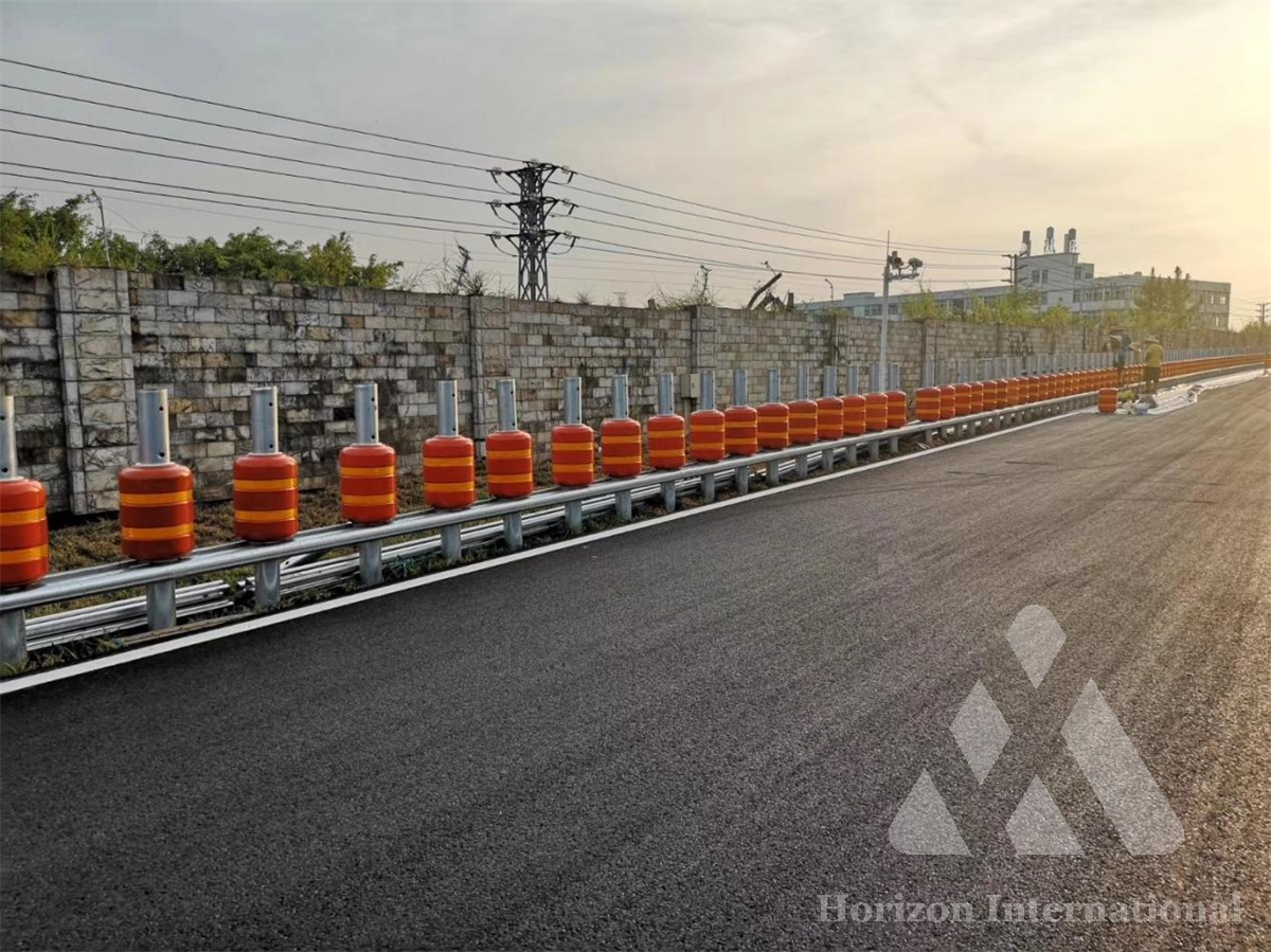 Columbia roller barrier project construction site