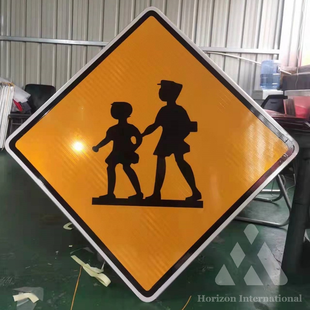 Traffic sign plate