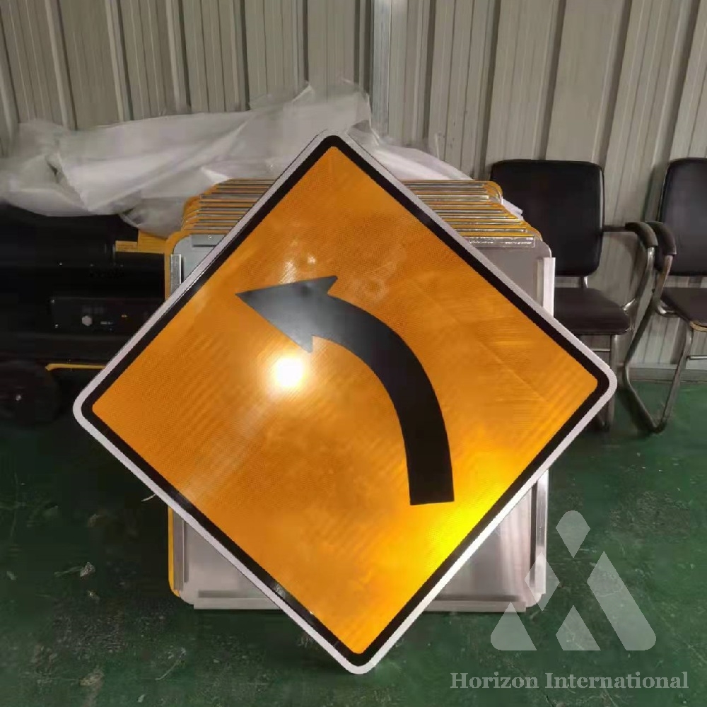 Traffic sign plate