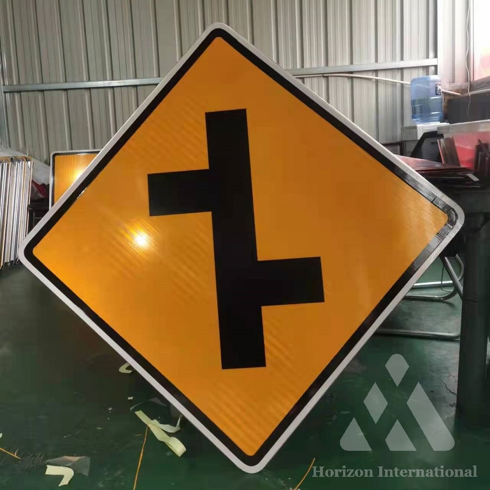 Traffic sign plate