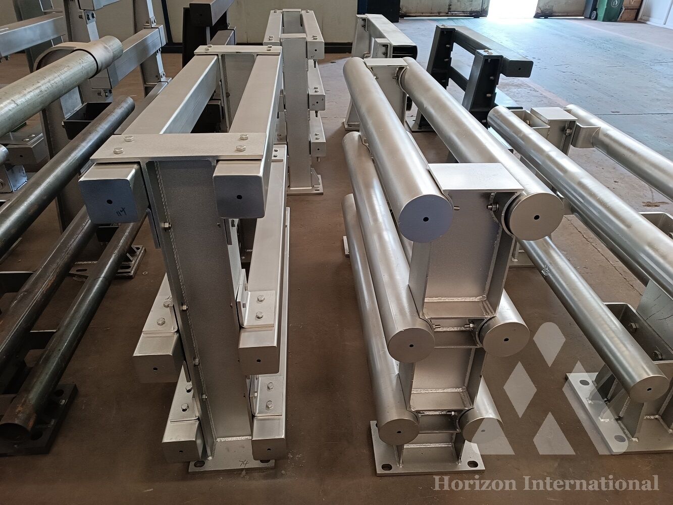 High strength bridge guardrails