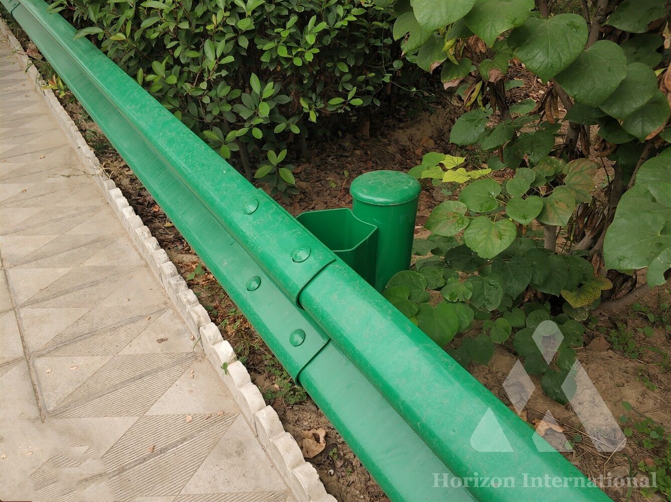 Plastic coated highway safety barrier-Shandong Horizon International Co ...