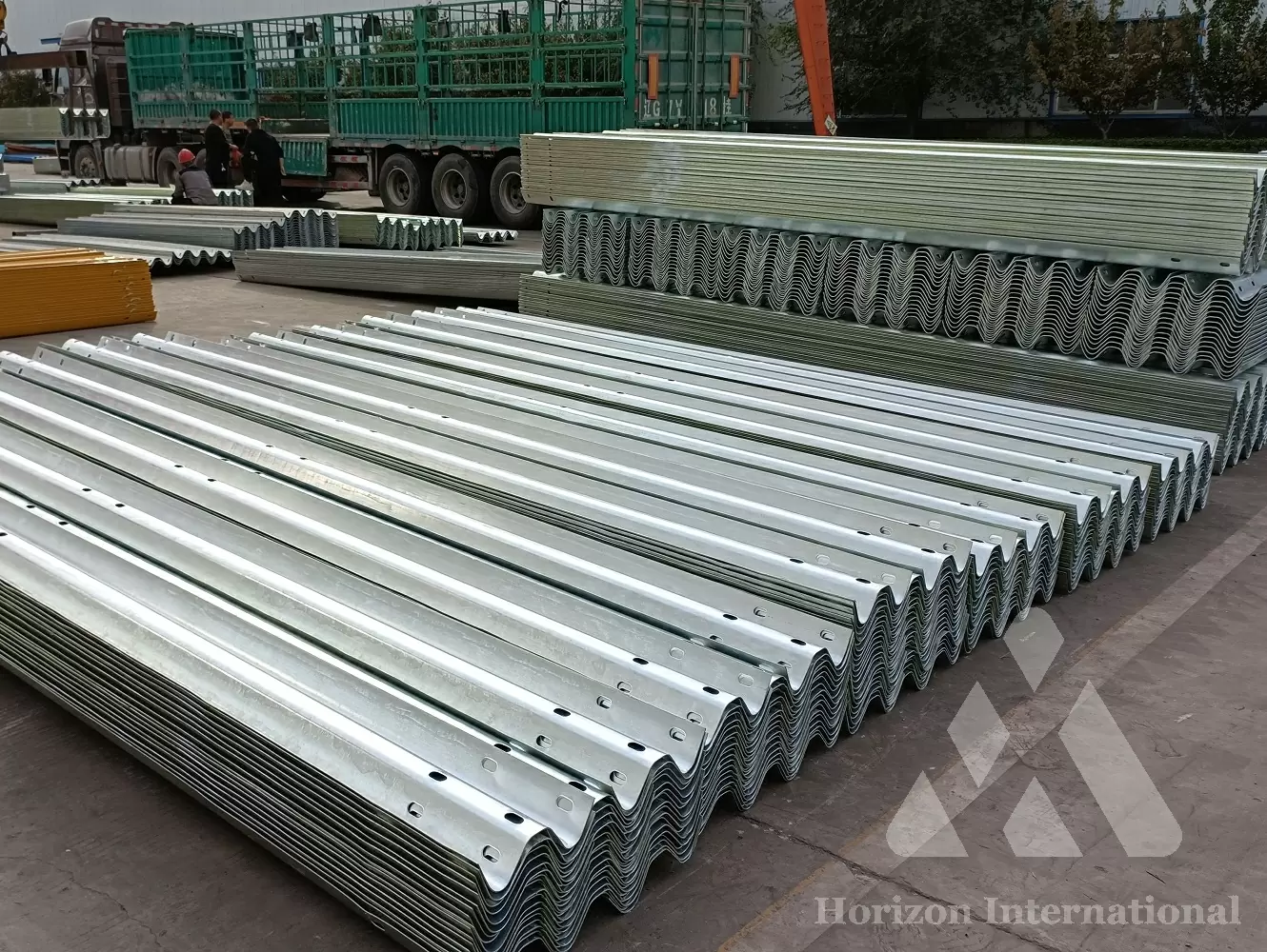 Q235B w beam guardrails