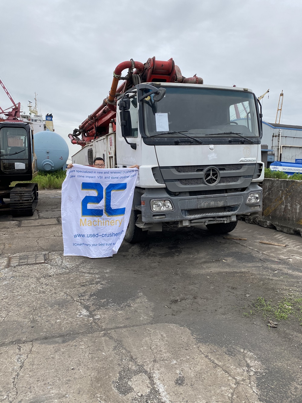 putzmeister M56 exportar a dubai