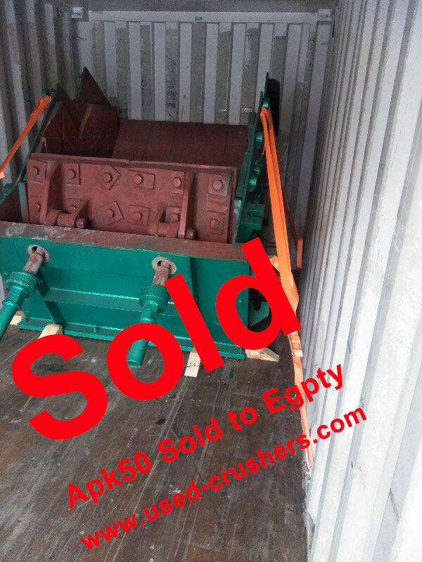 DOS APK50 renovados vendidos a Egipto