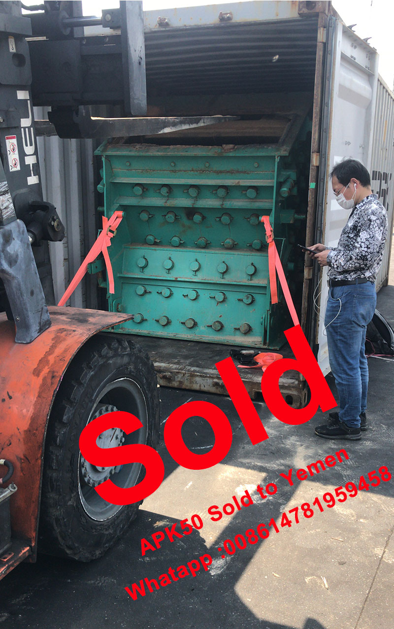 HAZEMAG APK50 VENDIDO A YEMEN